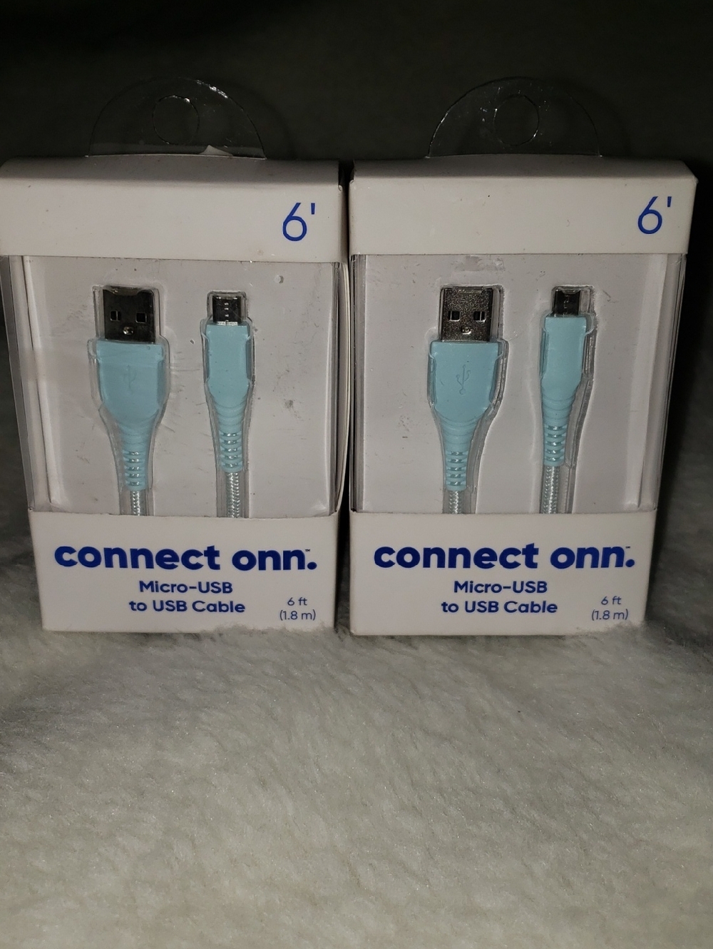 6ft Micro-USB to USB Cable - Light Blue